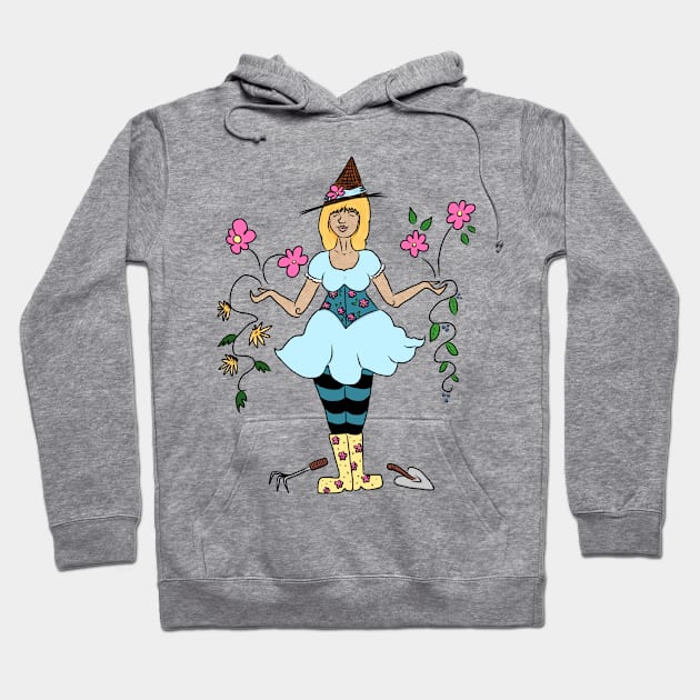 Garden Witch Hoodie by Mernion